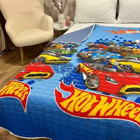 Двостороння дитяча ковдра-покривало з бавовни - 7