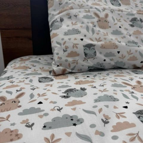 Комплект постільної білизни Glux-Owl-Bunny
